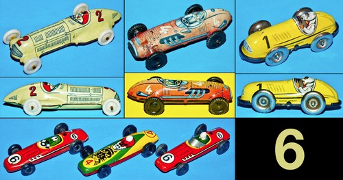 Tin toy formula racing - toy,