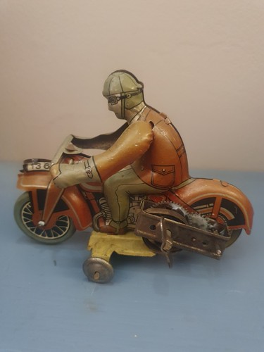 Jouet ancien rare - jouet, moto